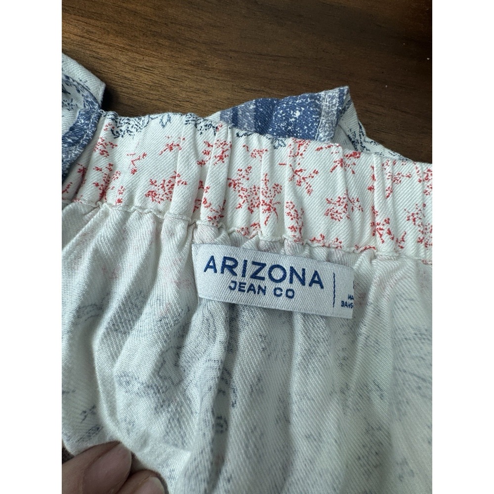 VTG Patchwork Babydoll Medium Top Madras Plaid Floral Dixie Americana Deadstock - Picture 4 of 15